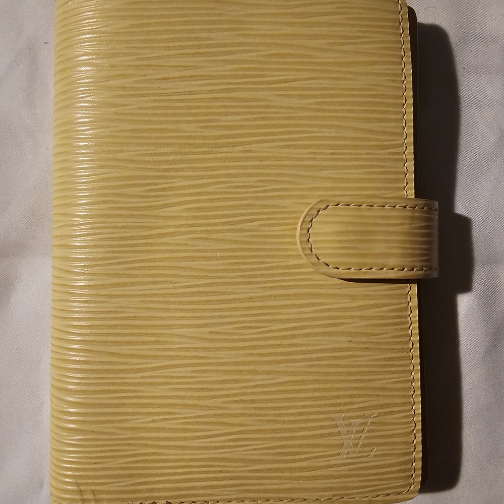 Louis Vuitton Mustard Epi Leather Planner